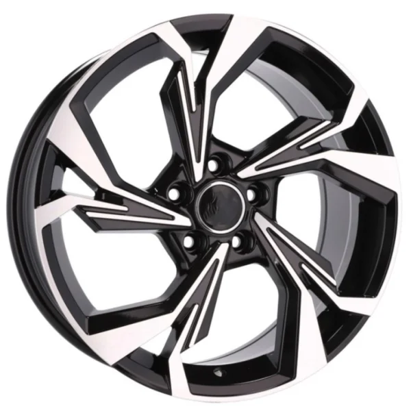 Felgi Aluminiowe 19" RacingLine 5x112 8J ET45 Czarny Polerowany